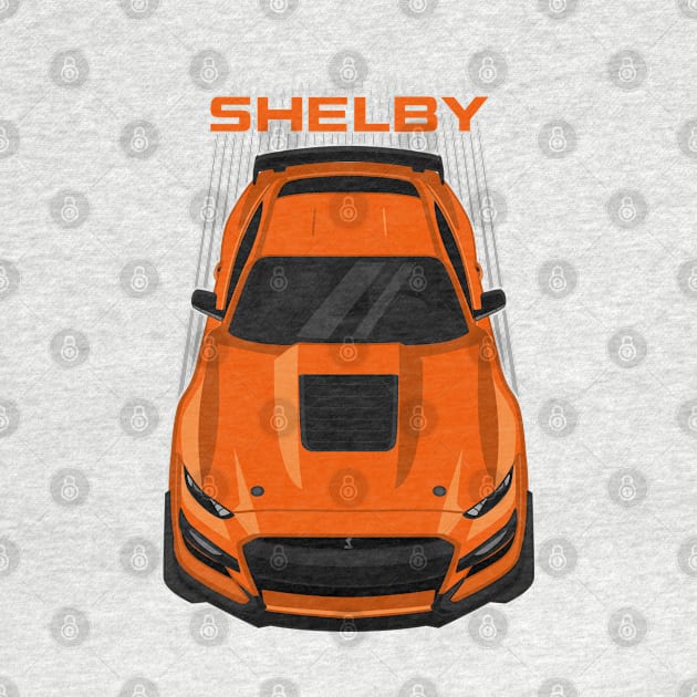 Ford Mustang Shelby GT500 2020-2021 - Twister Orange by V8social